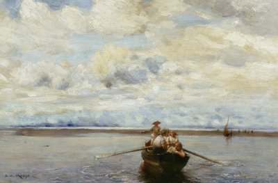 Muschelsammler, 1885 von Arthur Hardwick Marsh