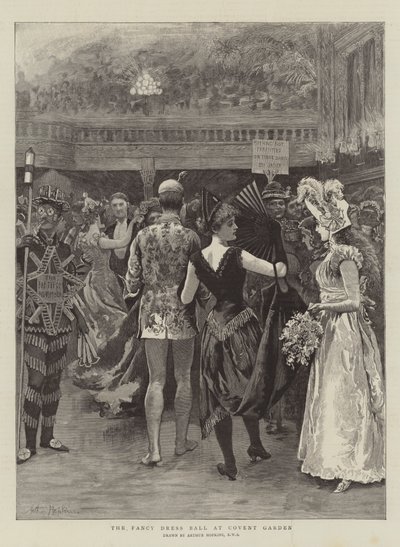 Der Kostümball in Covent Garden von Arthur Hopkins