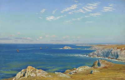Newquay Headland, Cornwall von Arthur Hughes