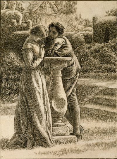 Das Zifferblatt, 1871 von Arthur Hughes