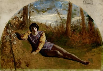 Der junge Dichter, 1849 von Arthur Hughes