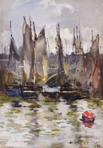 Hafen von Honfleur von Arthur Melville