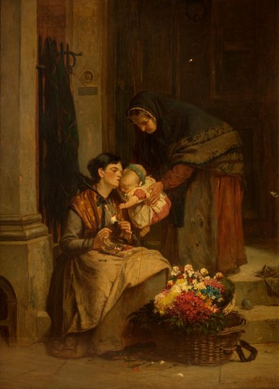Ihre süßeste Blume, 1880 von Arthur Stocks