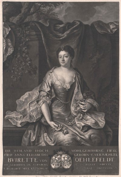 Anna Elisabeth Buirette-Oehlefeld von Artist Unknown