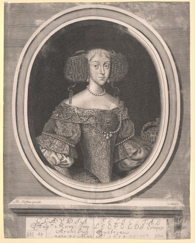 Erzherzogin von Österreich Klaudia Felicitas von Artist Unknown