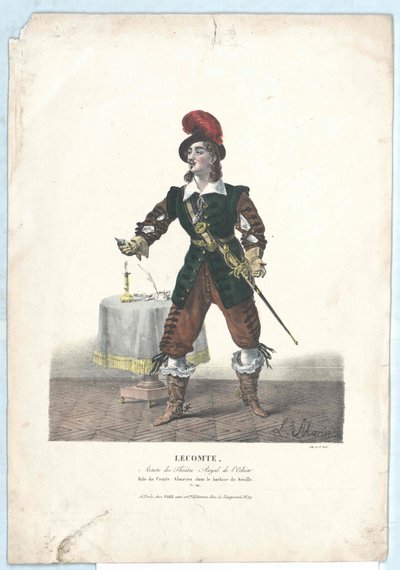 Charles Horace Badun Lecomte von Artist Unknown