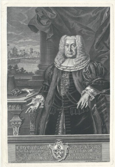 Christoph Gottfried Peller von Schoppershof zu Kastenreuth von Artist Unknown