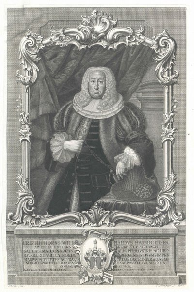 Christoph Wilibald Harsdörfer von Enderndorf von Artist Unknown