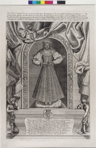 Totenbild der Ursula Gräfin Esterházy-Galántha von Artist Unknown
