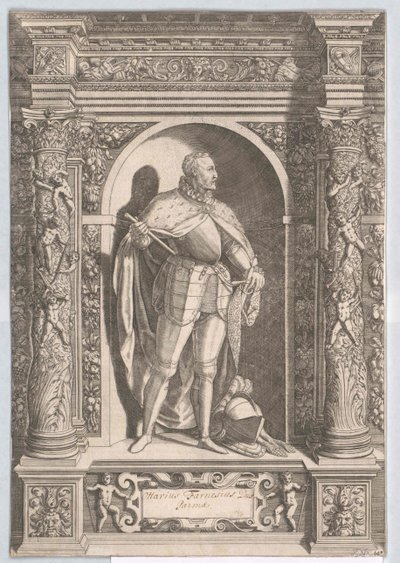 Herzog von Parma Oktavius Farnese von Artist Unknown