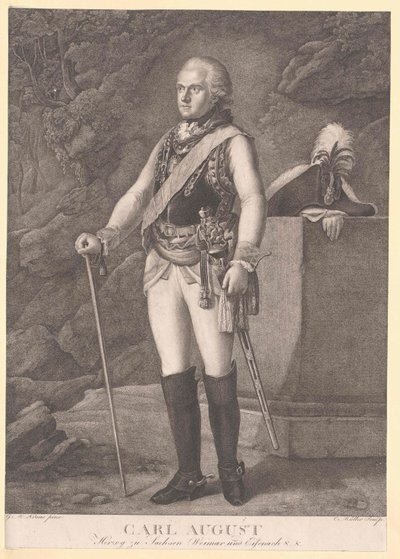 Herzog von Sachsen-Weimar Eisenach Karl August von Artist Unknown