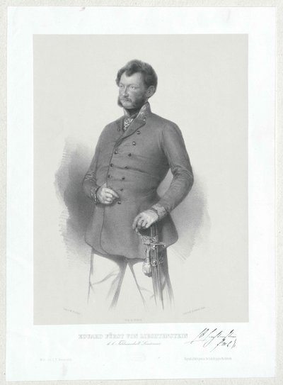 Eduard Graf von Liechtenstein von Artist Unknown