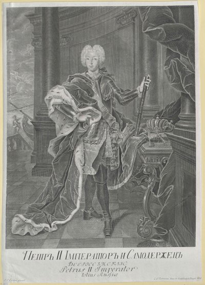 Kaiser von Russland Peter II. von Artist Unknown