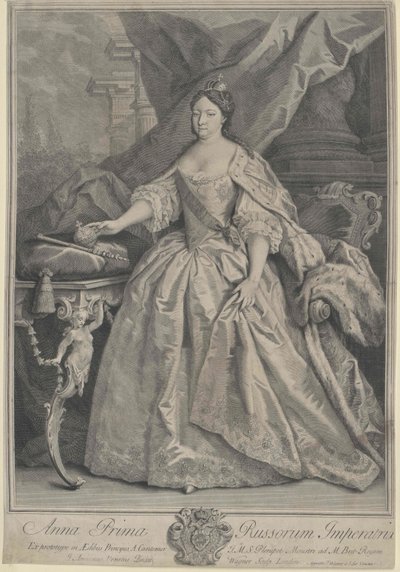 Kaiserin von Russland Anna Ioannowna von Artist Unknown