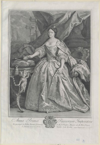 Kaiserin von Russland Anna Ioannowna von Artist Unknown