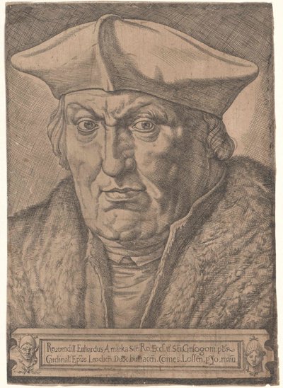 Erhard von der Marck (Druck) von Artist Unknown