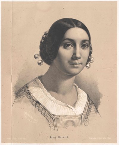 Fanny Mazzarelli von Artist Unknown