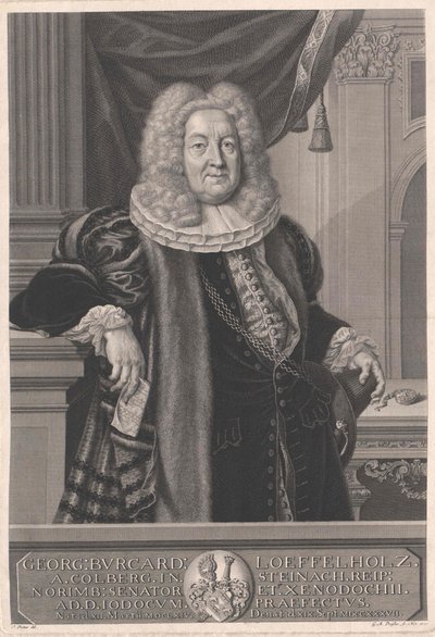Georg Burkhard Loeffelholz von Colberg von Artist Unknown