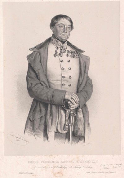 Georg Baron August von Auenfels von Artist Unknown