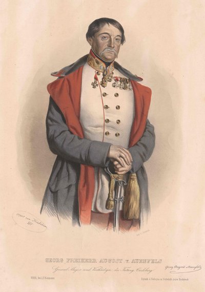 Georg Baron August von Auenfels von Artist Unknown