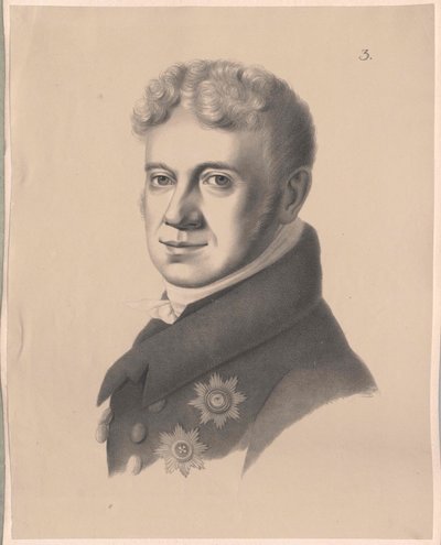 Grigori Aleksandrovic Baron von Stroganov von Artist Unknown