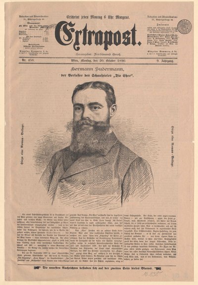 Hermann Sudermann von Artist Unknown