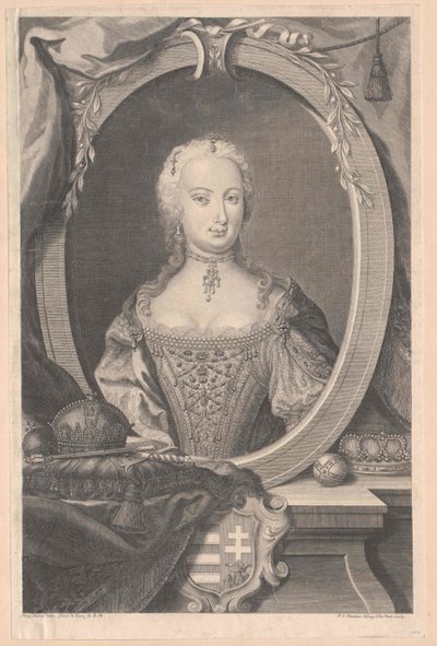 Heilige Römische Kaiserin Maria Theresia von Artist Unknown