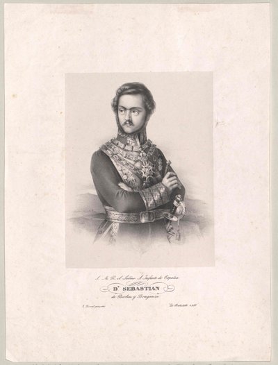 Infant von Spanien Sebastian von Artist Unknown