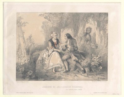 Jean Jacques Rousseau von Artist Unknown