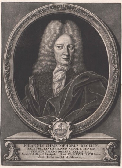 Johann Christoph Wegelin von Artist Unknown
