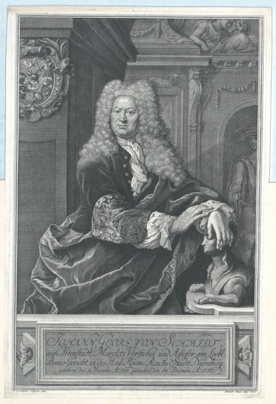 Johann Georg von Schmidt auf Altenstadt von Artist Unknown