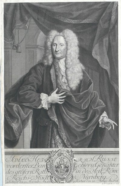 Johann Heinrich Russe von Artist Unknown