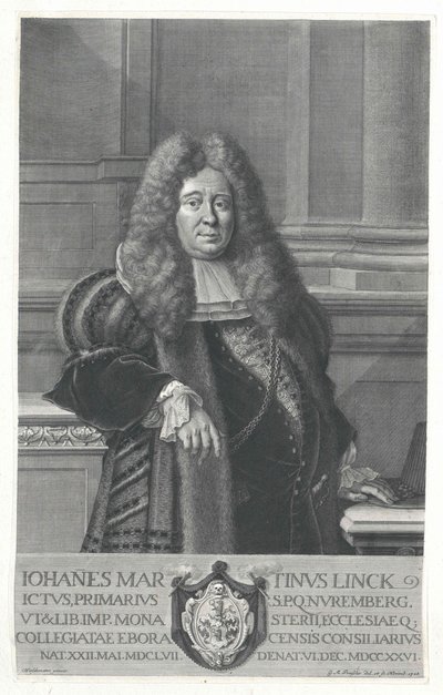 Johann Martin Linck von Artist Unknown