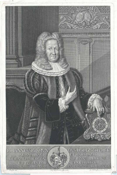Johann Sigismund Holzschuher von Aspach und Harrlach von Artist Unknown
