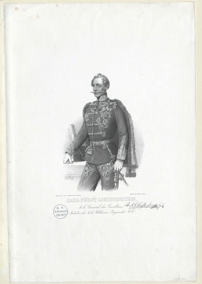 Karl Prinz von Liechtenstein von Artist Unknown