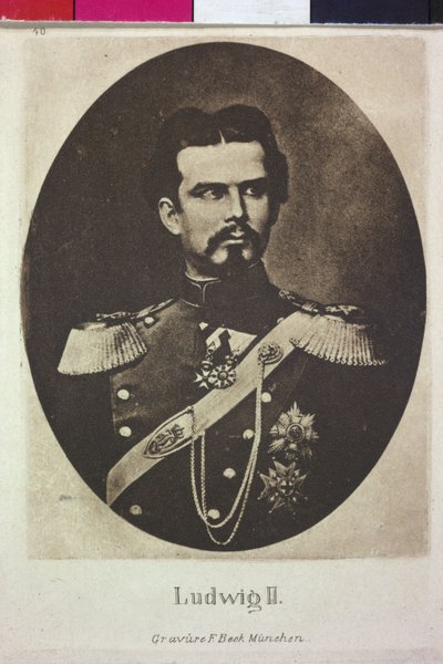 König von Bayern Ludwig II. von Artist Unknown