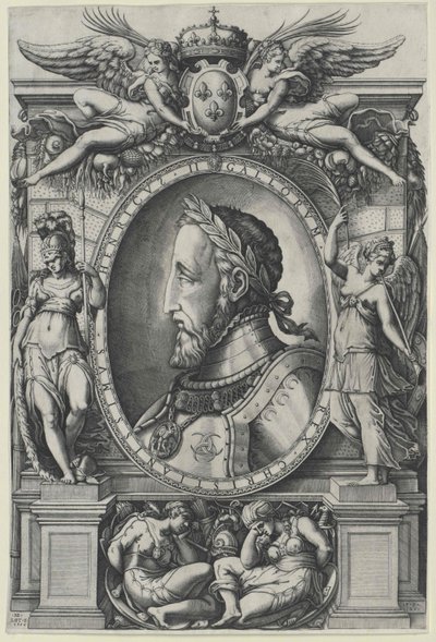 König von Frankreich Heinrich II von Artist Unknown