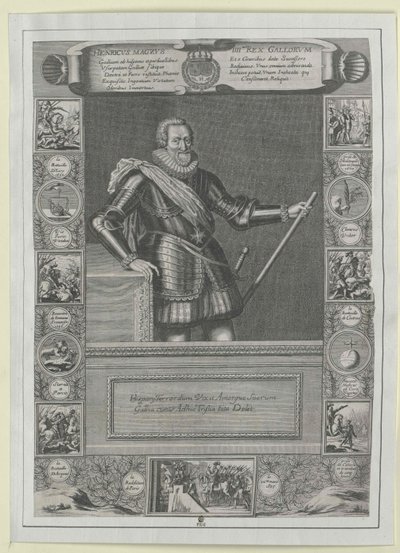 König von Frankreich Heinrich IV von Artist Unknown