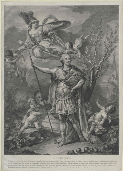 König von Frankreich Ludwig XVI. von Artist Unknown