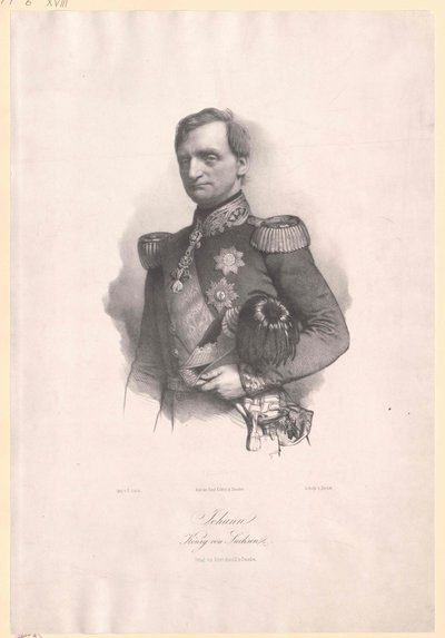 König von Sachsen Johann von Artist Unknown