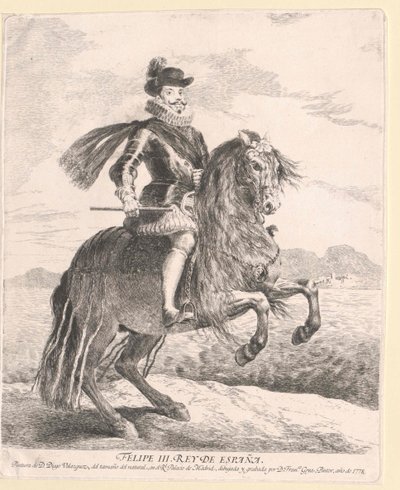 König von Spanien Philipp III von Artist Unknown