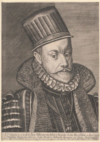König von Spanien Philipp II. von Artist Unknown