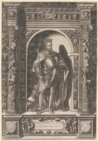König von Spanien Philipp II von Artist Unknown