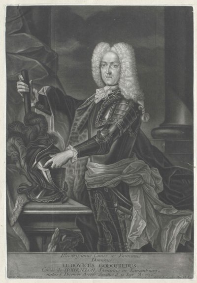Ludwig Gottfried Graf Hohenlohe-Waldenburg-Pfedelbach von Artist Unknown