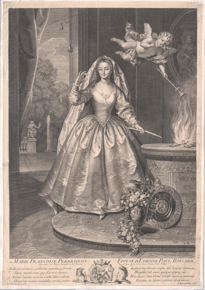 Marie Françoise Perdrigeon von Artist Unknown