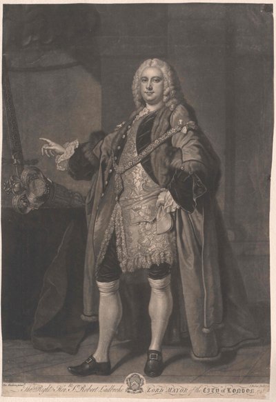 Bürgermeister von London Robert Ladbroke von Artist Unknown