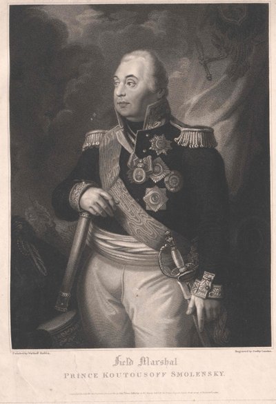 Mikhail Ilarinovich Golenishchev Prinz Kutuzov-Smolensky von Artist Unknown