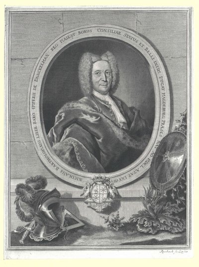 Nikolaus Bartholomäus Baron von Danckelmann von Artist Unknown