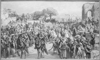 Aufenthalt von Kronprinz Rudolf in Jerusalem von Artist Unknown