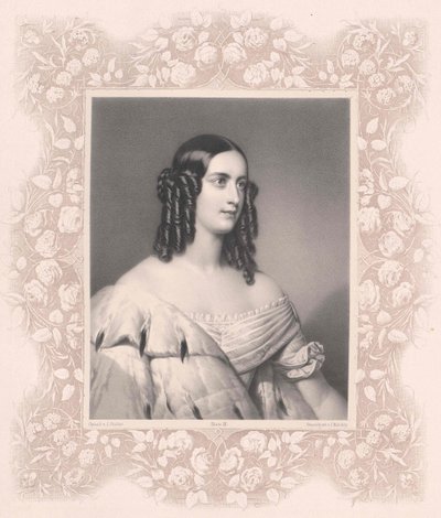 Caroline Prinzessin zu Oettingen-Oettingen und Oettingen-Wallerstein (1824-1889) von Artist Unknown